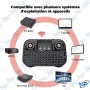 Mini Clavier Bluetooth Sans Fil LED